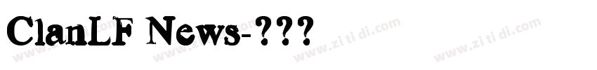 ClanLF News字体转换
